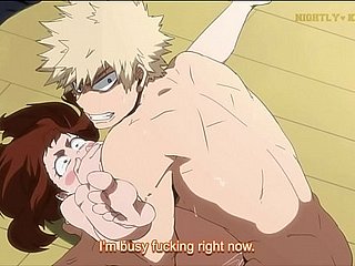 Bakugo hat Uraraka von der Wissenschaft gefickt