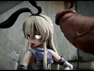mmd島風をわからせる
