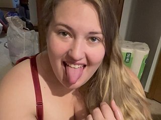 الساخنة BBW زوجة اللسان ابتلاع نائب الرئيس! بابتسامة