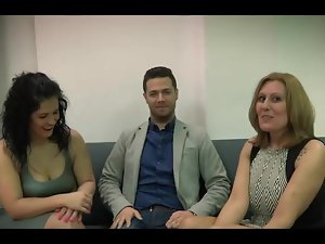 Three Obese Milf Allotment young Bushwa