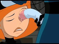 dr. drakken menangkap dua possibles kim dan wajah mesum mereka