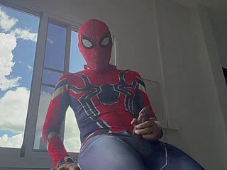 Spiderman pretend newcomer disabuse of home