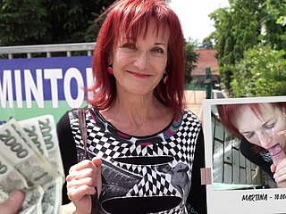 Czech Streets 111 Mrs Irena loves capital together with cocks