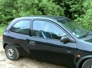 parkplatz駐車場のドイツのカップルや女性のセックス