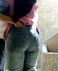 menina hijab Egito com o filho Neighbor